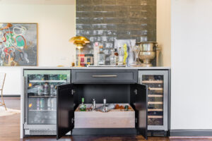 Dallas Condo Custom Cabinets Kitchen Builtins by StyleCraft Cabinets Tx