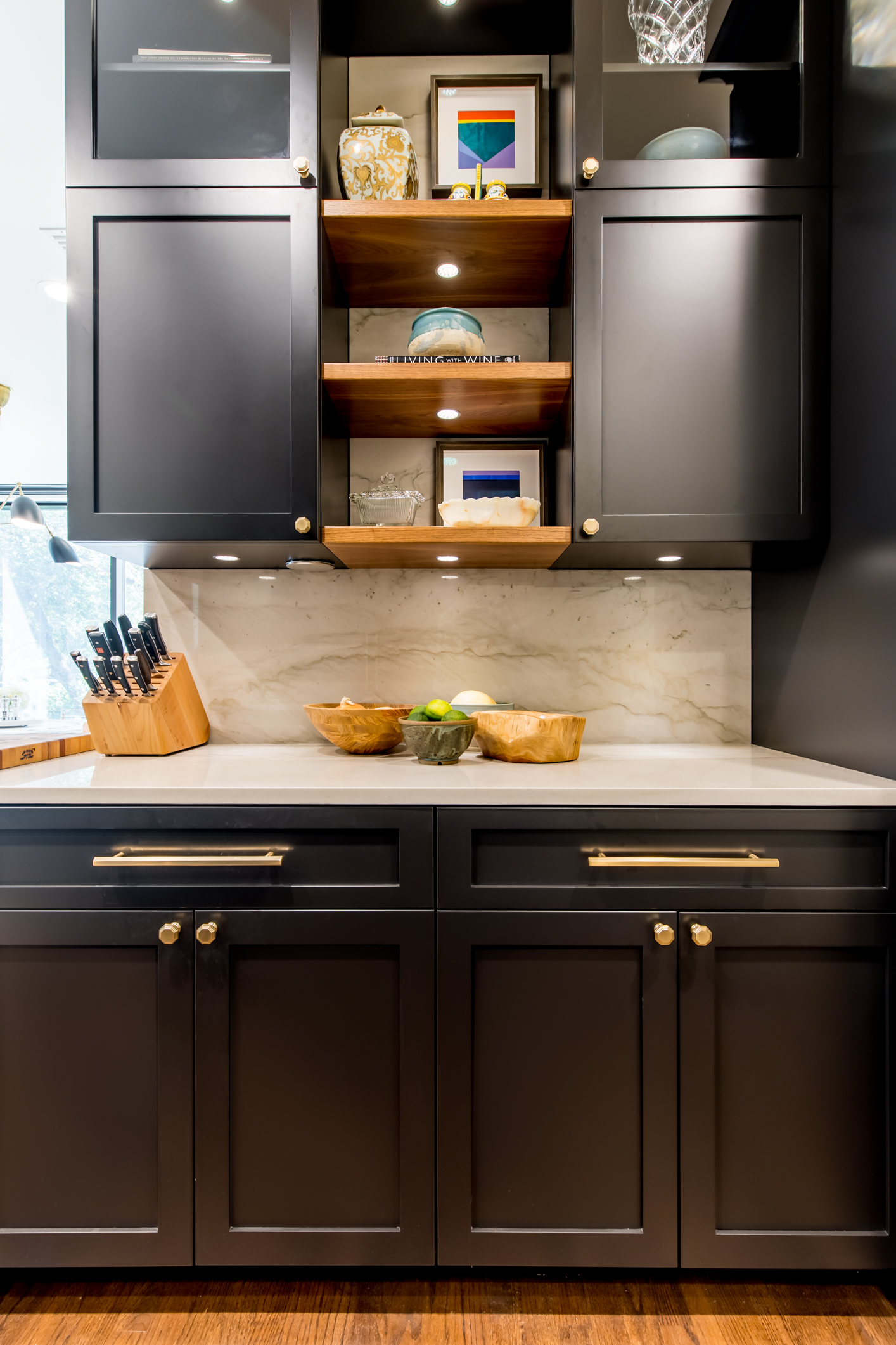 Dallas Condo Luxury Black Kitchen Pullouts by StyleCraft Cabinets Tx Dallas Condo Luxury Black Kitchen Pullouts by StyleCraft Cabinets Tx