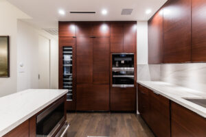 Gourmet Kitchen Contemporary Maple Cabinets Pullouts by StyleCraft Cabinets Tx condo