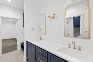 Palo Pinto Blue Bathroom Vanities by StyleCraft Cabinets TX condo