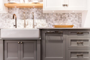 White Shaker Bathroom Cabinets by StyleCraft Cabinets Dallas